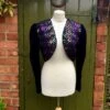 Scott McClintock Sequin Velvet Bolero, UK 10. 1980’s Fashion, Perfect For A Christmas Party Or Works Do! -Jewellery Paradise il fullxfull.4449981261 bpoy