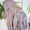 Luxury Pure Merino Boiled Wool Unisex Paisley Floral Kimono Jacket Robe Persian Oriental Royal Soft Lilac Pink Lavender Love Christmas Gift -Jewellery Paradise il fullxfull.4450688405 hcjy