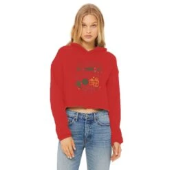 All I Want For Christmas Is YOU Ladies Cropped Raw Edge Hoodie 15 All I Want For Christmas Is YOU Ladies Cropped Raw Edge Hoodie -Jewellery Paradise il fullxfull.4452873109 pan7