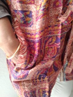 Vintage Silk Kantha Kimono,boho Robe,silk Kimono, Christmas Gift, Repurposed Robe,silk Cover Up 9 Vintage Silk Kantha Kimono,boho Robe,silk Kimono, Christmas Gift, Repurposed Robe,silk Cover Up -Jewellery Paradise il fullxfull.4455513158 ichd