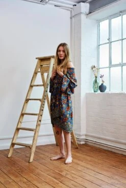 Cartagena Kimono Robe, Christmas Gift Ideas, Baby Blue Silk Blend Dressing Gown, Vintage, Bridesmaid Robes, Bridal Robe, Loungewear 9 Cartagena Kimono Robe, Christmas Gift Ideas, Baby Blue Silk Blend Dressing Gown, Vintage, Bridesmaid Robes, Bridal Robe, Loungewear -Jewellery Paradise il fullxfull.4457530335 ofnt