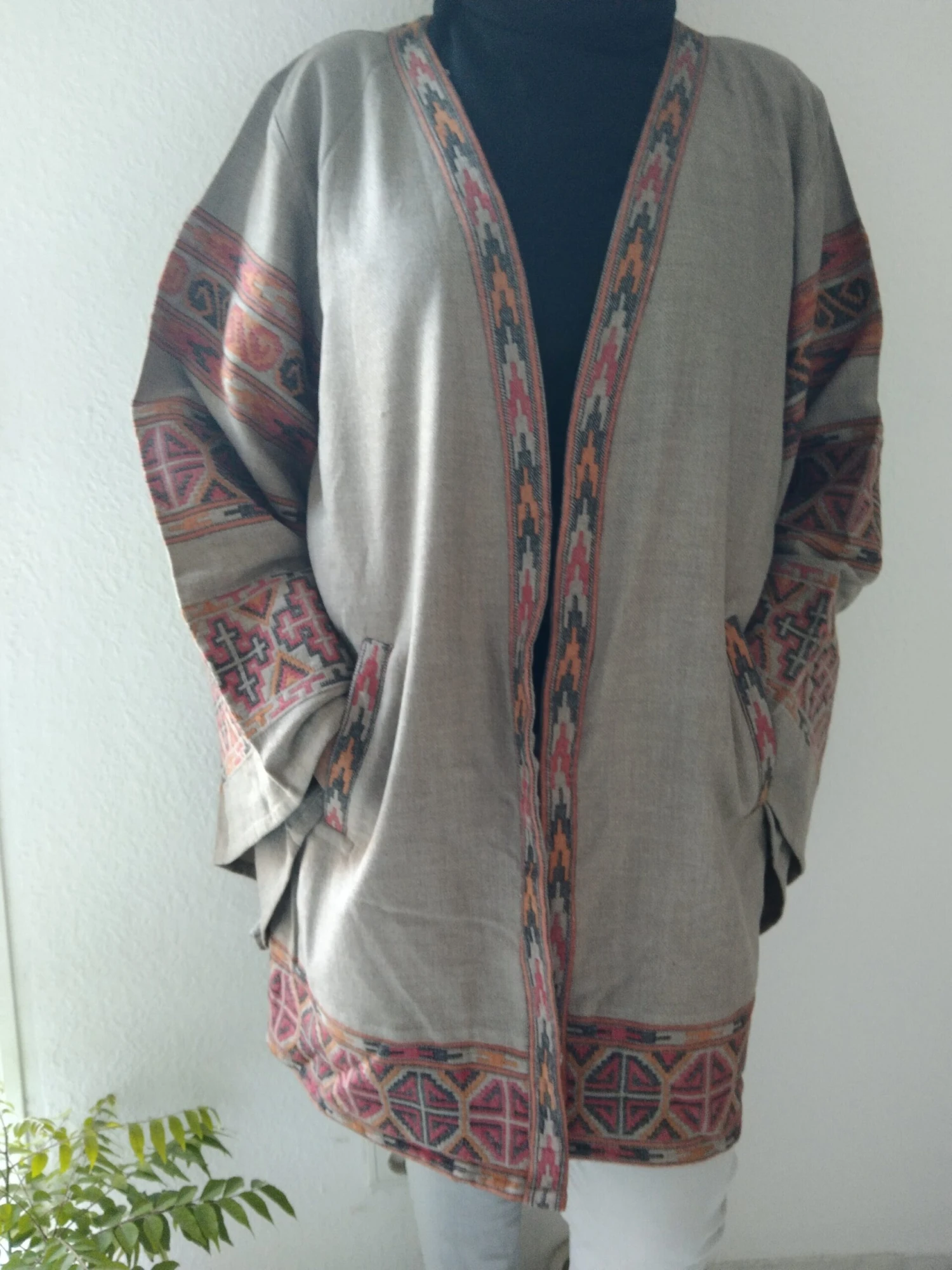 Plus Size Wool Jacket,wool Kimono,winter Cover Up, Wool Top,gifts For Her, Christmas Gift,boho Jacket 11 Plus Size Wool Jacket,wool Kimono,winter Cover Up, Wool Top,gifts For Her, Christmas Gift,boho Jacket - Image 9