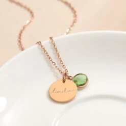 Birthstone Necklace, Personalised Necklace Jewellery For Women Mothers Girls Name Engraving Birthday Anniversary Christmas Gifts For Her 19 Birthstone Necklace, Personalised Necklace Jewellery For Women Mothers Girls Name Engraving Birthday Anniversary Christmas Gifts For Her -Jewellery Paradise il fullxfull.4458021122 23jt