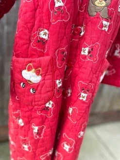 Vintage 80s 90s Teddy Cute Novelty Housecoat Jacket Red Christmas Cosy Loungewear 15 Vintage 80s 90s Teddy Cute Novelty Housecoat Jacket Red Christmas Cosy Loungewear -Jewellery Paradise il fullxfull.4461050273 1e94