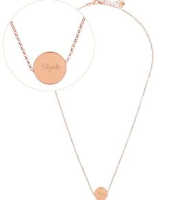 Rose Gold Colour Personalised Name Initial Necklace Beautiful Thoughtful Christmas Birthday Wedding Mothers Day Present Gift 10 Rose Gold Colour Personalised Name Initial Necklace Beautiful Thoughtful Christmas Birthday Wedding Mothers Day Present Gift -Jewellery Paradise il fullxfull.4461841389 kzuj