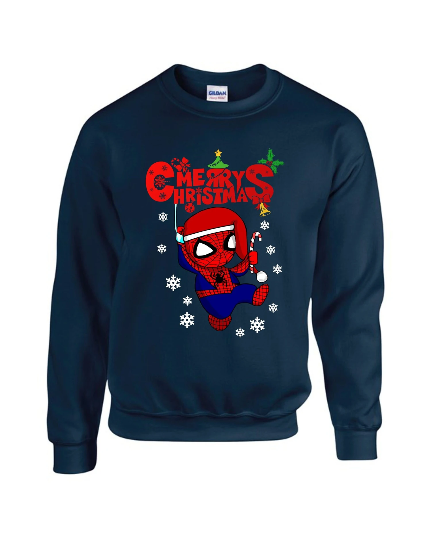Spider Man Merry Christmas Sweatshirt, Spider-Man Santa Jumper, Christmas Sweater, Funny Xmas Day , Holiday Jumper, Merry Christmas Jumper 6 Spider Man Merry Christmas Sweatshirt, Spider-Man Santa Jumper, Christmas Sweater, Funny Xmas Day , Holiday Jumper, Merry Christmas Jumper - Image 4