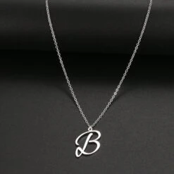 Bridesmaid Gifts, Large Initial Necklace Christmas Gift, Big Letter Necklace, Monogram Necklace, Personalized Jewellery, Valentines Day Gift -Jewellery Paradise il fullxfull.4466474913 6xxa