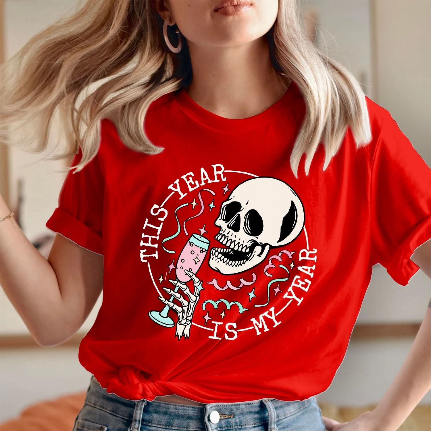 TSHIRT (6012) THIS IS My Year Happy New Year 2023 Wonderland Magical Mouse Castle New Year Eve Winter Vacation Celebration Christmas T-Shirt 11 TSHIRT (6012) THIS IS My Year Happy New Year 2023 Wonderland Magical Mouse Castle New Year Eve Winter Vacation Celebration Christmas T-Shirt - Image 9