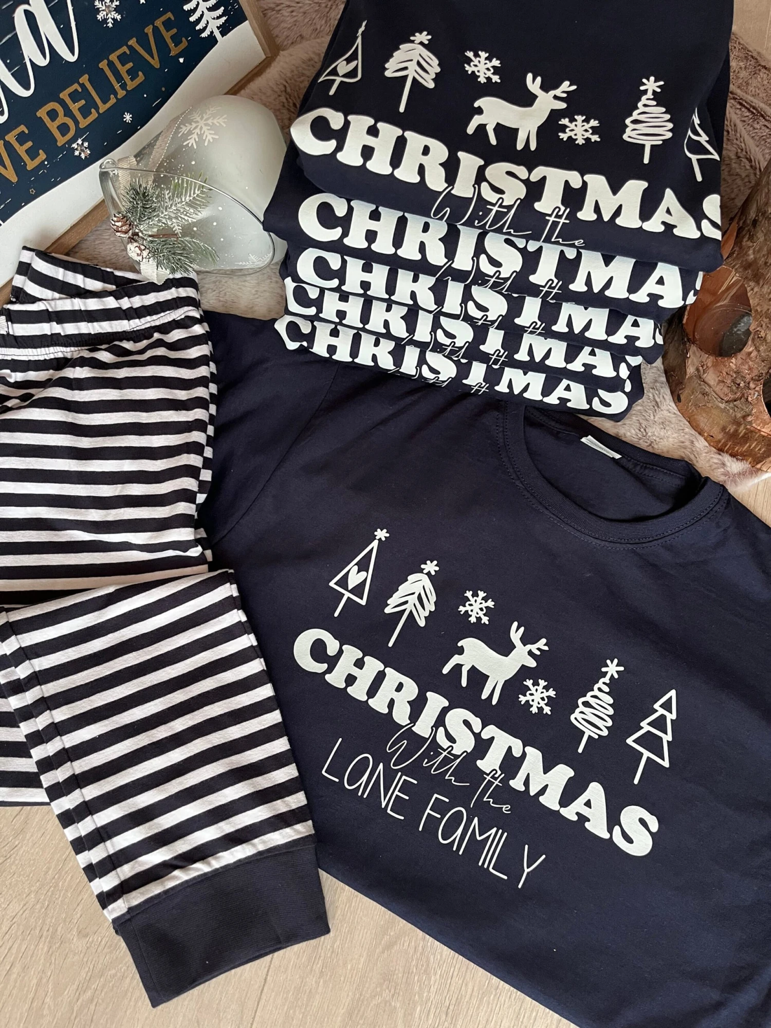 Matching Family Christmas Pyjamas, Christmas Eve Pyjamas, Christmas Eve Box, Matching PJs 3XL 4 Matching Family Christmas Pyjamas, Christmas Eve Pyjamas, Christmas Eve Box, Matching PJs 3XL - Image 2