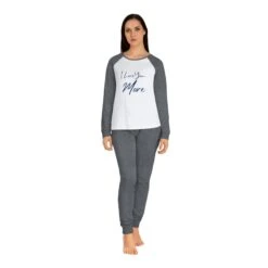 I Love You More Navy Graphic Pajama Set Women BEE You TEE FULL Christmas Gift -Jewellery Paradise il fullxfull.4495451051 qb7z