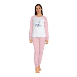I Love You More Navy Graphic Pajama Set Women BEE You TEE FULL Christmas Gift -Jewellery Paradise il fullxfull.4495451251 38w1