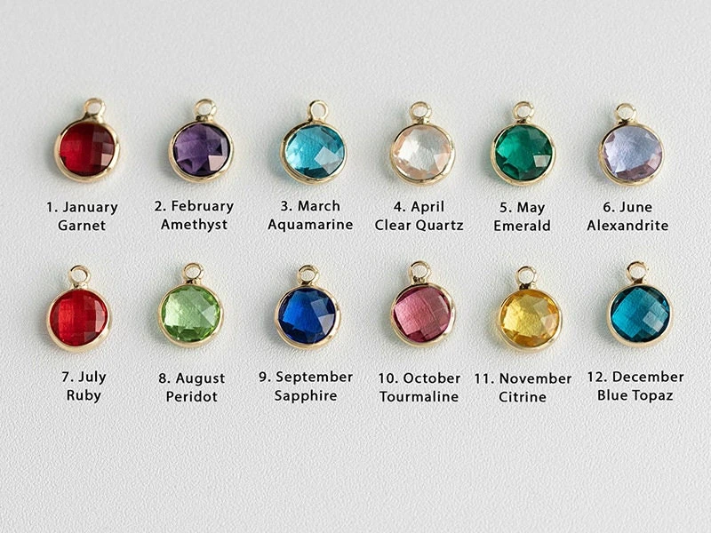 Monogram & Name Necklaces, Birthstone Necklaces, Girls Jewellery Gifts, Mothers Day Gifts, Anniversary Gifts, Name Engraving Christmas Gifts 6 Monogram & Name Necklaces, Birthstone Necklaces, Girls Jewellery Gifts, Mothers Day Gifts, Anniversary Gifts, Name Engraving Christmas Gifts - Image 4