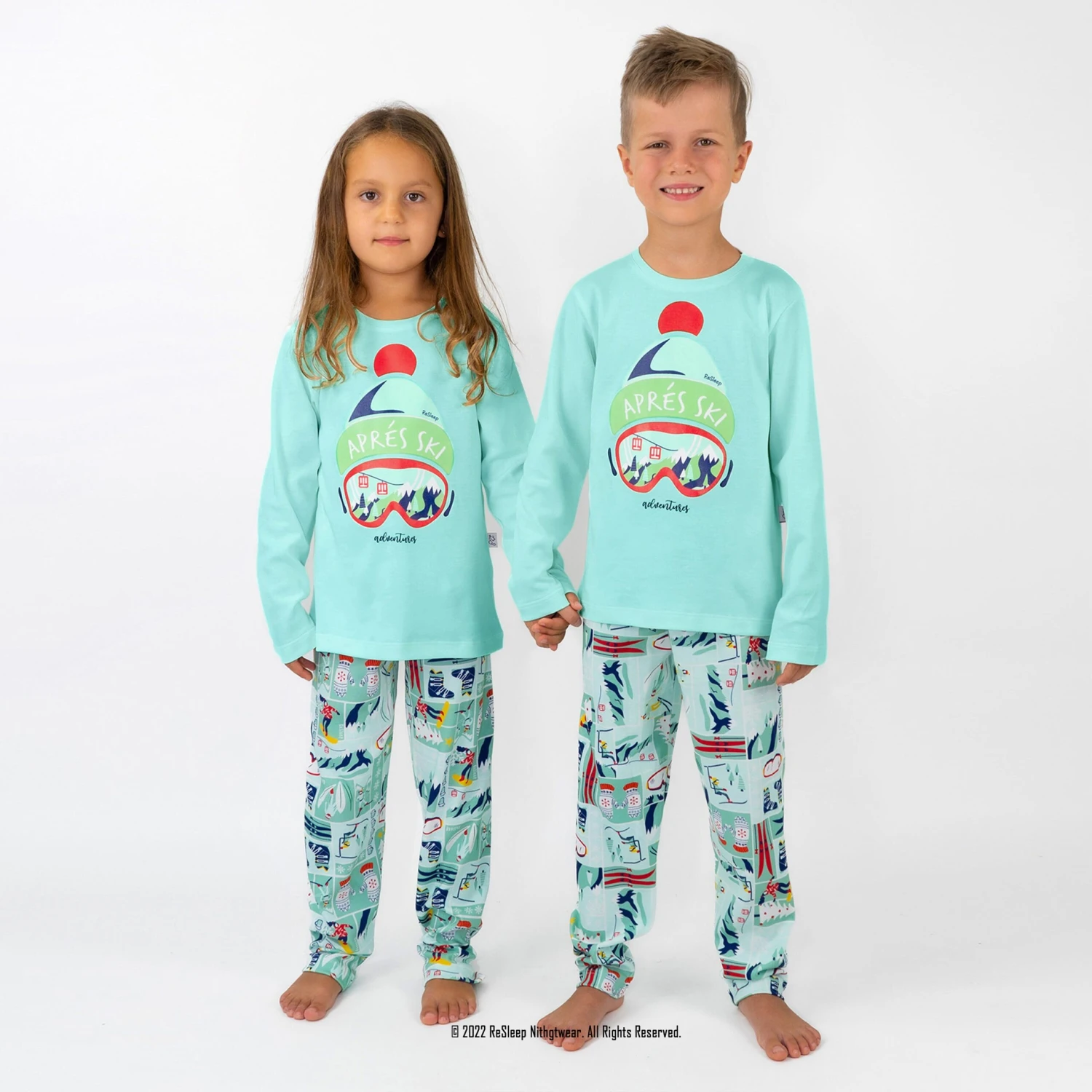 Winter Family Pajamas, Ski Pyjamas, Christmas Matching Pjs, Holiday Jammies, Festive Family Pajamas, Xmas Gift, Christmas Vacation Pajamas 7 Winter Family Pajamas, Ski Pyjamas, Christmas Matching Pjs, Holiday Jammies, Festive Family Pajamas, Xmas Gift, Christmas Vacation Pajamas - Image 5