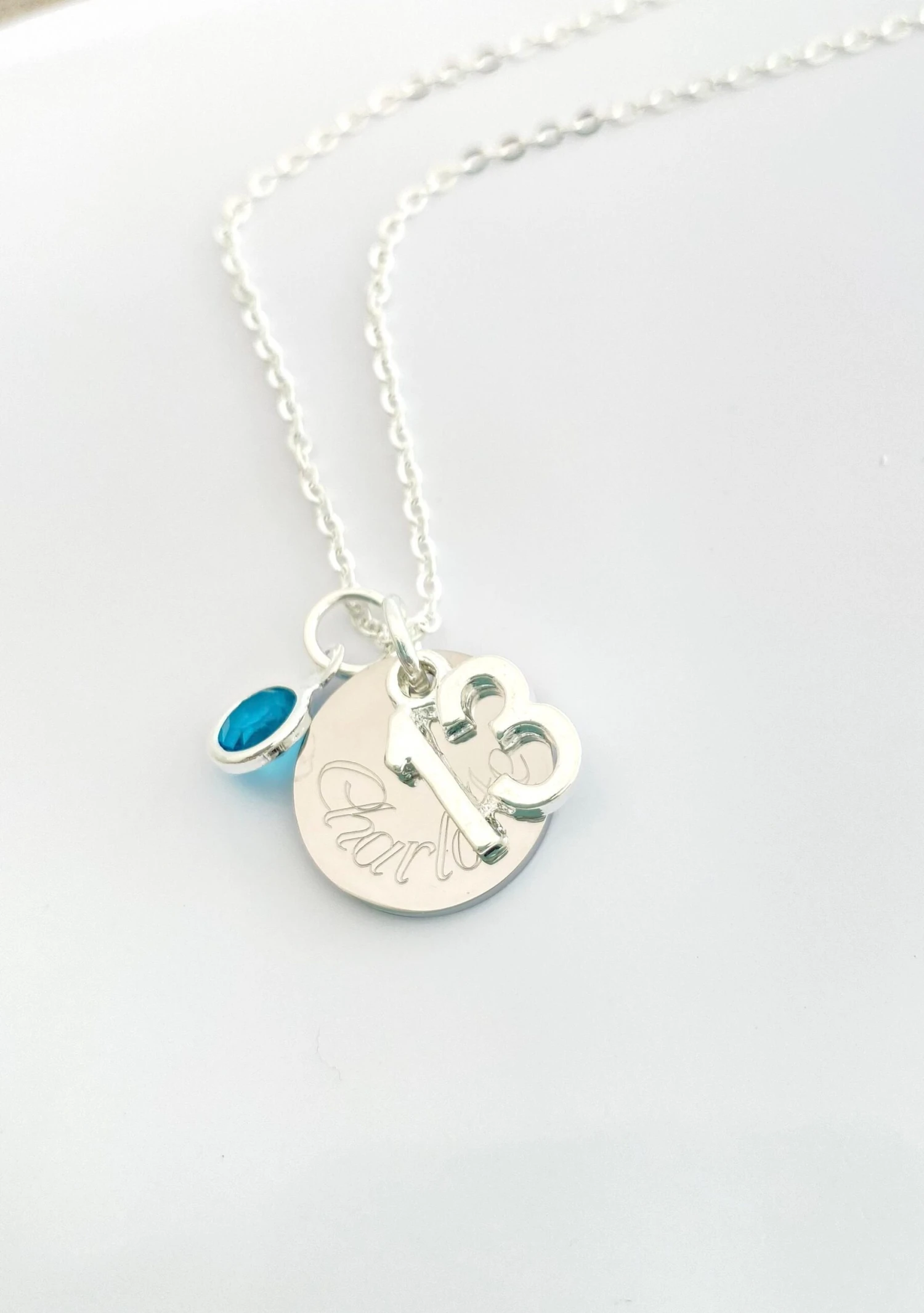 Special Birthday 13th Gift Personalised Name Birthstone Necklace Jewellery Personalised Birthday Present Christmas Friend Daughter Niece 6 Special Birthday 13th Gift Personalised Name Birthstone Necklace Jewellery Personalised Birthday Present Christmas Friend Daughter Niece - Image 4