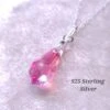 Genuine Crystal Necklace. Rose Aurora Borealis Pendant On 925 Sterling Silver Chain. Birthday Christmas Eid Mothers Day Bridesmaid Gift 2 Genuine Crystal Necklace. Rose Aurora Borealis Pendant On 925 Sterling Silver Chain. Birthday Christmas Eid Mothers Day Bridesmaid Gift -Jewellery Paradise il fullxfull.4731680038 mqyj