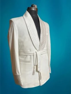 Silk Robe Smoking Jacket Red Velvet Blazer Party Wear Dinner Jacket. New Year Party And Christmas Wear Jacket. Christmas Gift For Husband -Jewellery Paradise il fullxfull.4785558786 logp