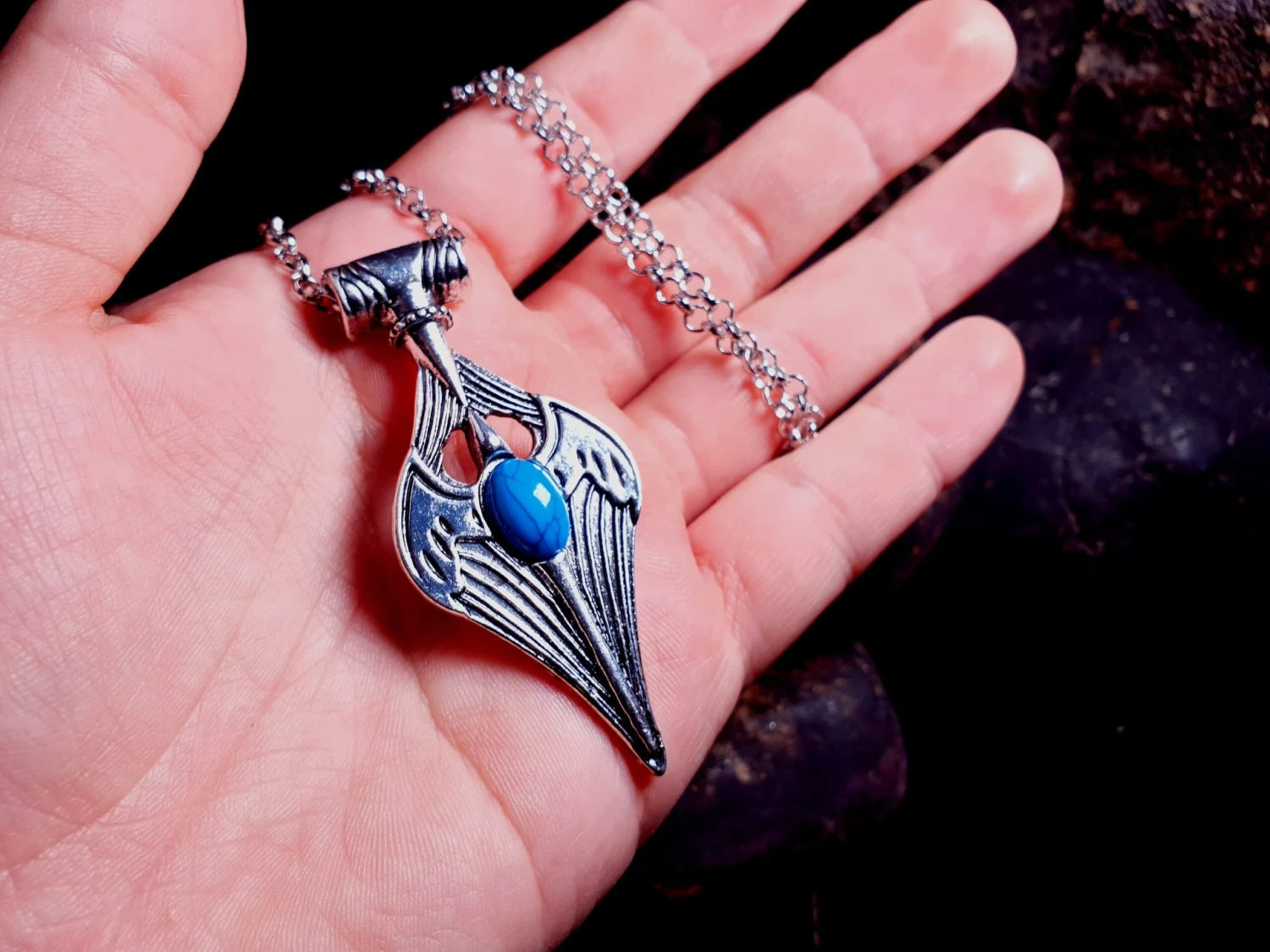 Skyrim Necklace - Amulet Of Kynareth / The Elder Scrolls Skyrim Cosplay Pendant / Skyrim Amulet Jewelry Christmas Gift For Boyfriend 5 Skyrim Necklace - Amulet Of Kynareth / The Elder Scrolls Skyrim Cosplay Pendant / Skyrim Amulet Jewelry Christmas Gift For Boyfriend - Image 3
