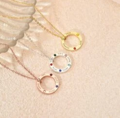 Birthstone Name Necklace,Personalised Birthday Name Necklace, Gold Circle Name Necklace,Gift For Women,Christmas Gift, Mother's Day Gift 18 Birthstone Name Necklace,Personalised Birthday Name Necklace, Gold Circle Name Necklace,Gift For Women,Christmas Gift, Mother's Day Gift -Jewellery Paradise il fullxfull.4807474472 sh3l