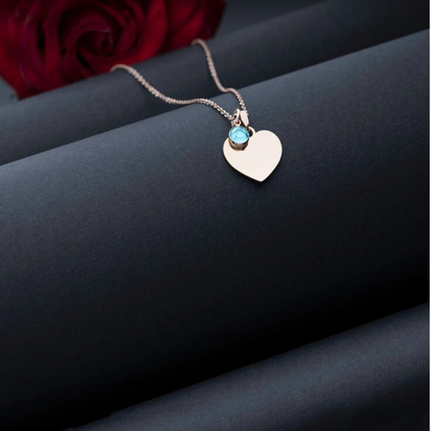 Personalised Heart Shape Swarovski Birthstone Name Necklace - Jewellery Wedding Anniversary Valentines Christmas Birthday Gifts For Her 6 Personalised Heart Shape Swarovski Birthstone Name Necklace - Jewellery Wedding Anniversary Valentines Christmas Birthday Gifts For Her - Image 4