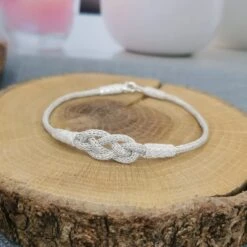 999 Silver Celtic Bracelet • Love Knot Bracelet • Hand Braided Bracelet • Elegant Men's Gift • Christmas Gift • Boyfriend Gift • Man Gift -Jewellery Paradise il fullxfull.4847980221 8cky