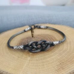 999 Silver Celtic Bracelet • Love Knot Bracelet • Hand Braided Bracelet • Elegant Men's Gift • Christmas Gift • Boyfriend Gift • Man Gift -Jewellery Paradise il fullxfull.4847980671 gxde