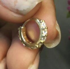 14K Yellow Gold / Clicker Nose Ring Nose Hoop, Septum Ring, Diamond Nose Ring, Cute Nose Ring, Christmas Gift 8 14K Yellow Gold / Clicker Nose Ring Nose Hoop, Septum Ring, Diamond Nose Ring, Cute Nose Ring, Christmas Gift -Jewellery Paradise il fullxfull.4855508291 bt72