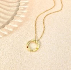 Birthstone Name Necklace,Personalised Birthday Name Necklace, Gold Circle Name Necklace,Gift For Women,Christmas Gift, Mother's Day Gift 13 Birthstone Name Necklace,Personalised Birthday Name Necklace, Gold Circle Name Necklace,Gift For Women,Christmas Gift, Mother's Day Gift -Jewellery Paradise il fullxfull.4855725843 shot