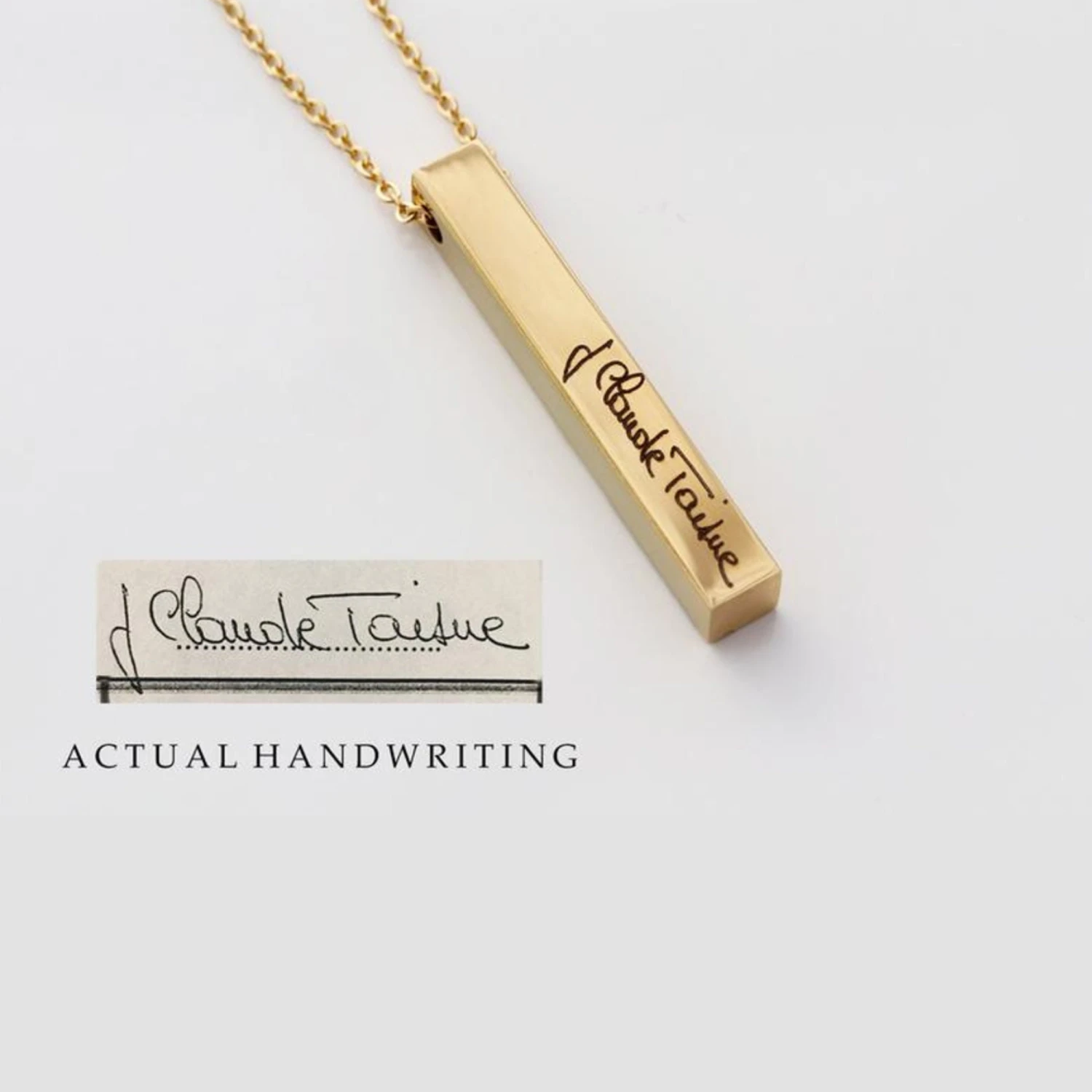 Personalised Engraved Vertical Bar Necklace - Jewellery Birthday Wedding Christmas Anniversary Valentines Mothers Day Gifts For Her Women 5 Personalised Engraved Vertical Bar Necklace - Jewellery Birthday Wedding Christmas Anniversary Valentines Mothers Day Gifts For Her Women - Image 3