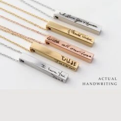 Personalised Engraved Vertical Bar Necklace - Jewellery Birthday Wedding Christmas Anniversary Valentines Mothers Day Gifts For Her Women 11 Personalised Engraved Vertical Bar Necklace - Jewellery Birthday Wedding Christmas Anniversary Valentines Mothers Day Gifts For Her Women -Jewellery Paradise il fullxfull.4857186873 khfa