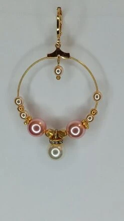 Pink And White Pearl Hoops, Mother's Day Gift, Birthday, Valentine's Day, Christmas... -Jewellery Paradise il fullxfull.4858673288 7x5g
