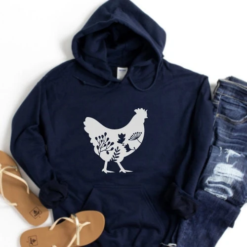 Floral Chicken Hoodie,Chicken Hoodie, Chicken Gifts, Farm Hoodie, Best Gifts, Funny Hoodie, Animal Hoodie, Christmas 2023, Best Gift Hoody 4 Floral Chicken Hoodie,Chicken Hoodie, Chicken Gifts, Farm Hoodie, Best Gifts, Funny Hoodie, Animal Hoodie, Christmas 2023, Best Gift Hoody - Image 2