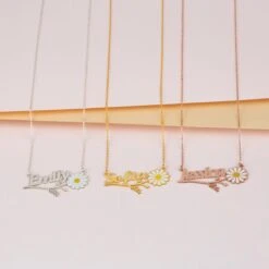 Daisy Name Necklace - Specially Personalized For You 925 Silver-Handmade Jewelry-Personalised Christmas Gift For Mum 11 Daisy Name Necklace - Specially Personalized For You 925 Silver-Handmade Jewelry-Personalised Christmas Gift For Mum -Jewellery Paradise il fullxfull.4953911570 czfh