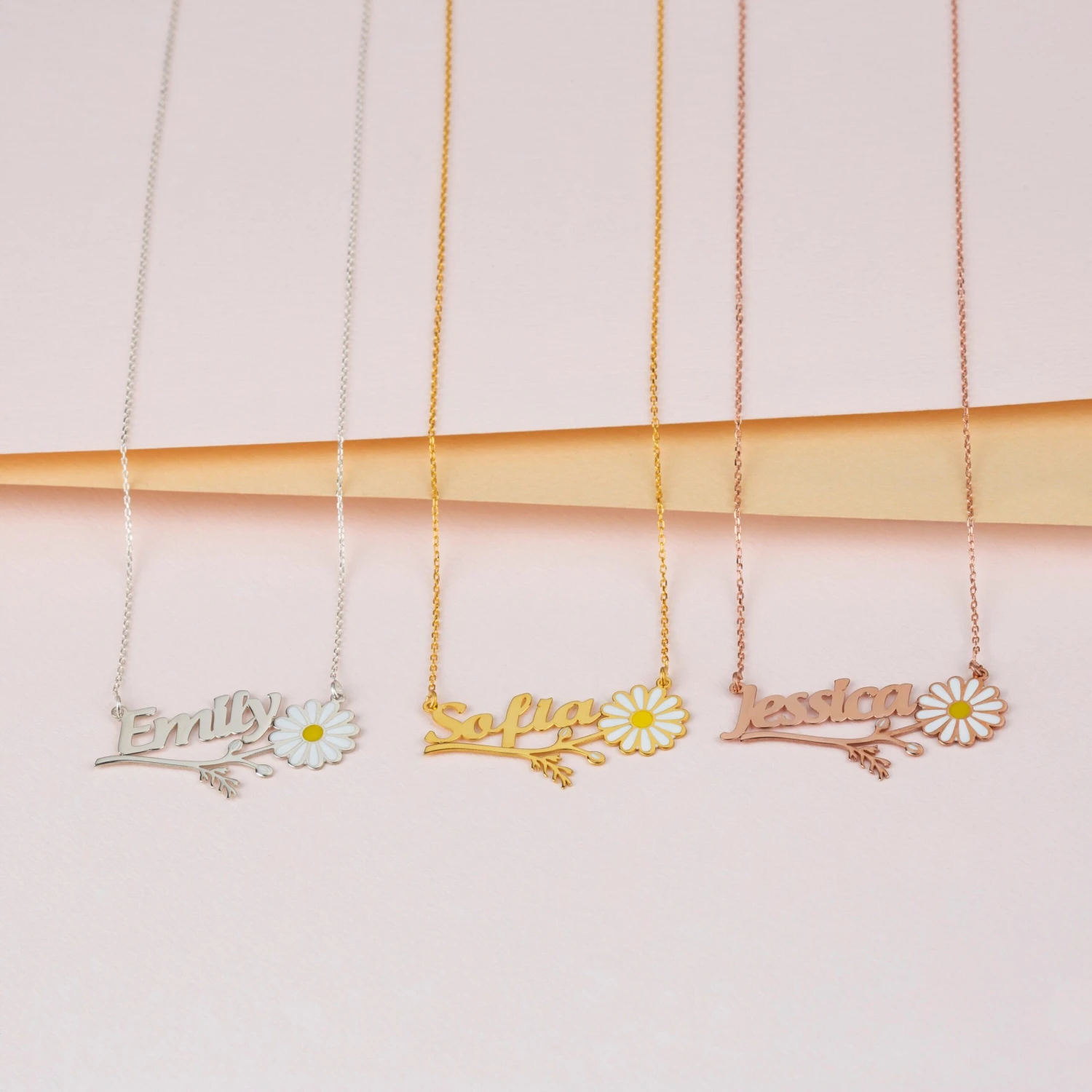 Daisy Name Necklace - Specially Personalized For You 925 Silver-Handmade Jewelry-Personalised Christmas Gift For Mum 7 Daisy Name Necklace - Specially Personalized For You 925 Silver-Handmade Jewelry-Personalised Christmas Gift For Mum - Image 5