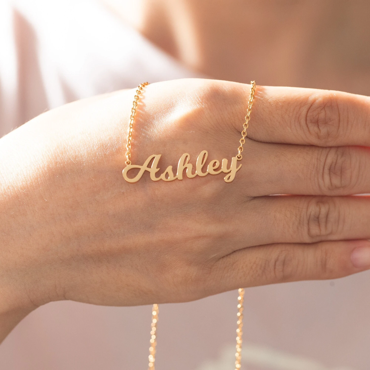 Personalized Name Necklace, Christmas Gifts For Her, Gold Name Necklace, Elegant Nameplate Necklace, Mothers Jewelry, Gift For Best Friend 3 Personalized Name Necklace, Christmas Gifts For Her, Gold Name Necklace, Elegant Nameplate Necklace, Mothers Jewelry, Gift For Best Friend