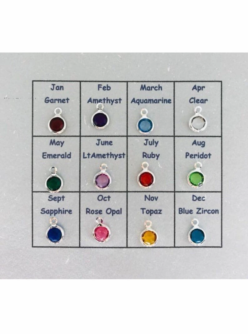 Special Birthday 13th Gift Personalised Name Birthstone Necklace Jewellery Personalised Birthday Present Christmas Friend Daughter Niece 8 Special Birthday 13th Gift Personalised Name Birthstone Necklace Jewellery Personalised Birthday Present Christmas Friend Daughter Niece - Image 6