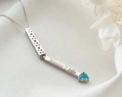 Personalized Initial Necklace With Birthstone Slider,Birthday Gift, Christmas Gift For Her, Birthstone Necklace, Handmade Jewelry -Jewellery Paradise il fullxfull.4974935132 e7ty