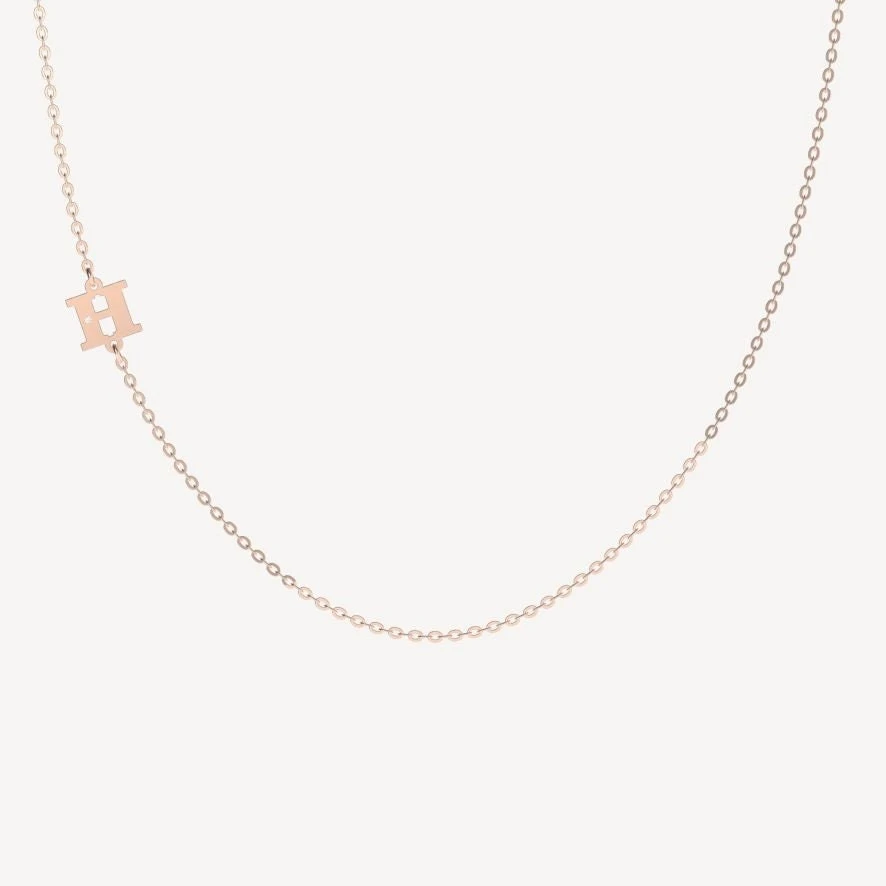 Initial Necklace -Personalized Name Necklace - Letter Necklace -Silver Necklace - Gifts For Mom - Minimalist -Christmas Gift -Birthday Gift 6 Initial Necklace -Personalized Name Necklace - Letter Necklace -Silver Necklace - Gifts For Mom - Minimalist -Christmas Gift -Birthday Gift - Image 4