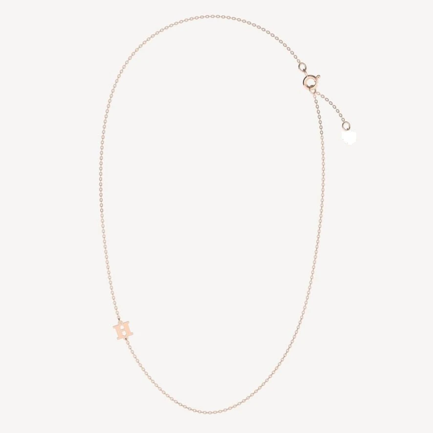 Initial Necklace -Personalized Name Necklace - Letter Necklace -Silver Necklace - Gifts For Mom - Minimalist -Christmas Gift -Birthday Gift 5 Initial Necklace -Personalized Name Necklace - Letter Necklace -Silver Necklace - Gifts For Mom - Minimalist -Christmas Gift -Birthday Gift - Image 3