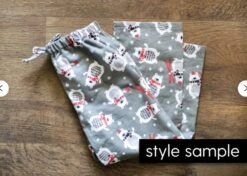 Christmas Santa,Angels And Woodland On Navy Flannel Pajama Pants, Pj's, Lounge Pants, Matching Family Pj's, Available Adult XS-XXL -Jewellery Paradise il fullxfull.5001190360 b4m0