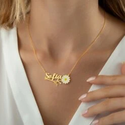Daisy Name Necklace - Specially Personalized For You 925 Silver-Handmade Jewelry-Personalised Christmas Gift For Mum 8 Daisy Name Necklace - Specially Personalized For You 925 Silver-Handmade Jewelry-Personalised Christmas Gift For Mum -Jewellery Paradise il fullxfull.5002174255 axwn