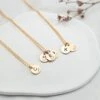 Gold Disc Necklace, Initial Disc Necklace, Letter Necklace, Pendant Necklace, Personalized Necklace For Best Friend, Christmas Gift For Her 2 Gold Disc Necklace, Initial Disc Necklace, Letter Necklace, Pendant Necklace, Personalized Necklace For Best Friend, Christmas Gift For Her -Jewellery Paradise il fullxfull.5022613577 o01d
