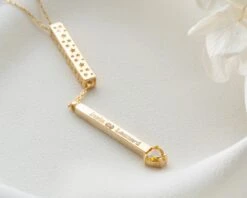 Personalized Initial Necklace With Birthstone Slider,Birthday Gift, Christmas Gift For Her, Birthstone Necklace, Handmade Jewelry -Jewellery Paradise il fullxfull.5023192005 8qp2