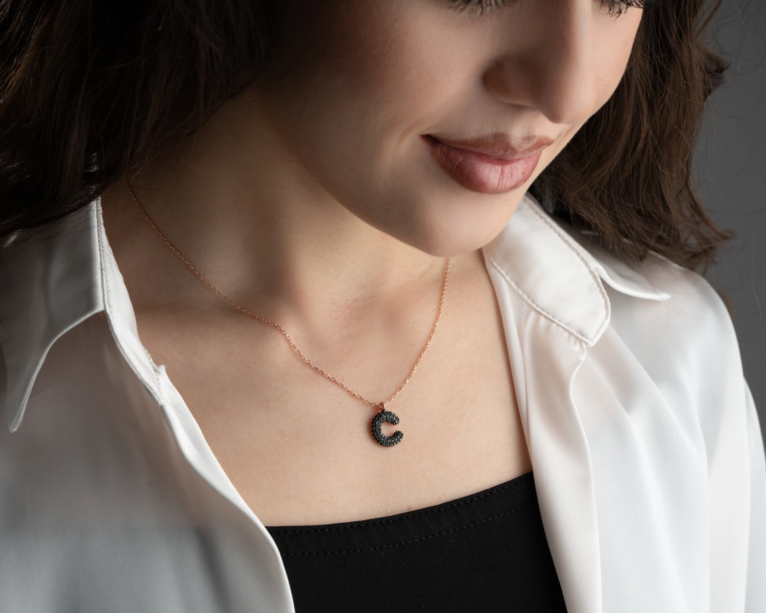 Initial Letter Necklace,personalized Jewelry,christmas Gift,Gift For Mom 3 Initial Letter Necklace,personalized Jewelry,christmas Gift,Gift For Mom