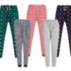 Lounge Wear Pants Pyjama Bottoms Matching Family Stars Stripes Snowflakes Unisex Kids Baby Christmas -Jewellery Paradise il fullxfull.5027651672 gxpb