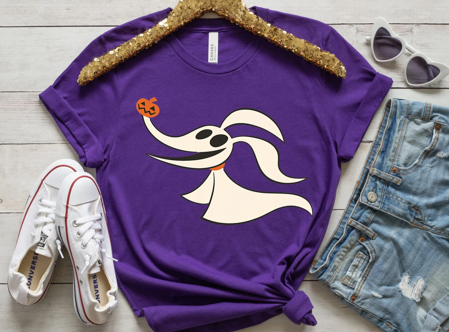 Disney The Nightmare Before Christmas Zero Pumpkin Shirt,Jack Skellington And Sally Halloween Tee,Disneyland Halloween Matching Family Shirt 5 Disney The Nightmare Before Christmas Zero Pumpkin Shirt,Jack Skellington And Sally Halloween Tee,Disneyland Halloween Matching Family Shirt - Image 3