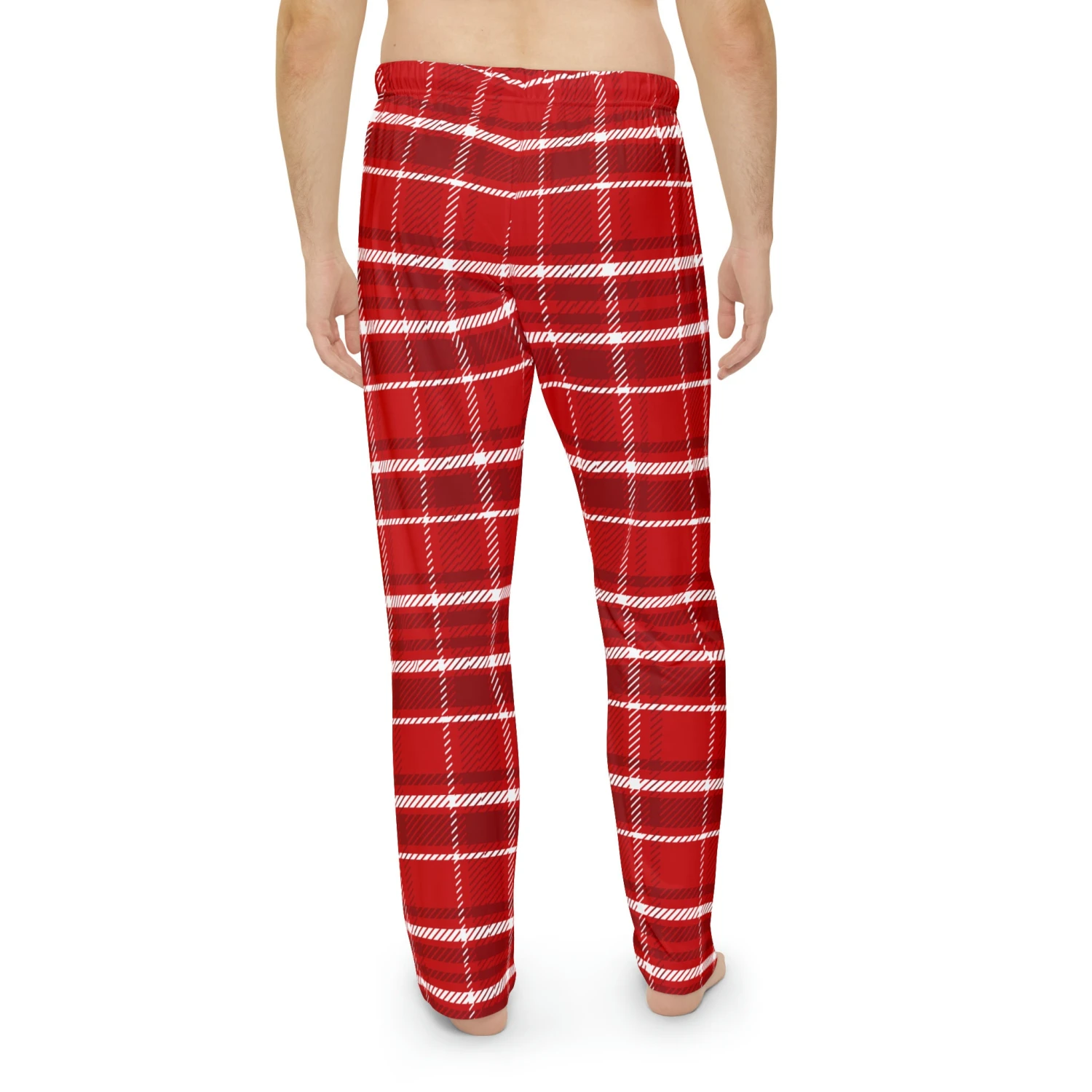 Christmas Plaid Men's Pajama Pants, Holiday Pajama Pants For Him, Lounge Pants For Dad, Christmas Design Pants 6 Christmas Plaid Men's Pajama Pants, Holiday Pajama Pants For Him, Lounge Pants For Dad, Christmas Design Pants - Image 4