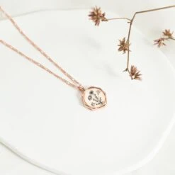 Combined Birth Flower Necklace,Engraved Birth Necklace,Minimalist Necklace,Bouquet Flower Necklace,Christmas Gift,Perfect Gift For Her -Jewellery Paradise il fullxfull.5106306194 2j82