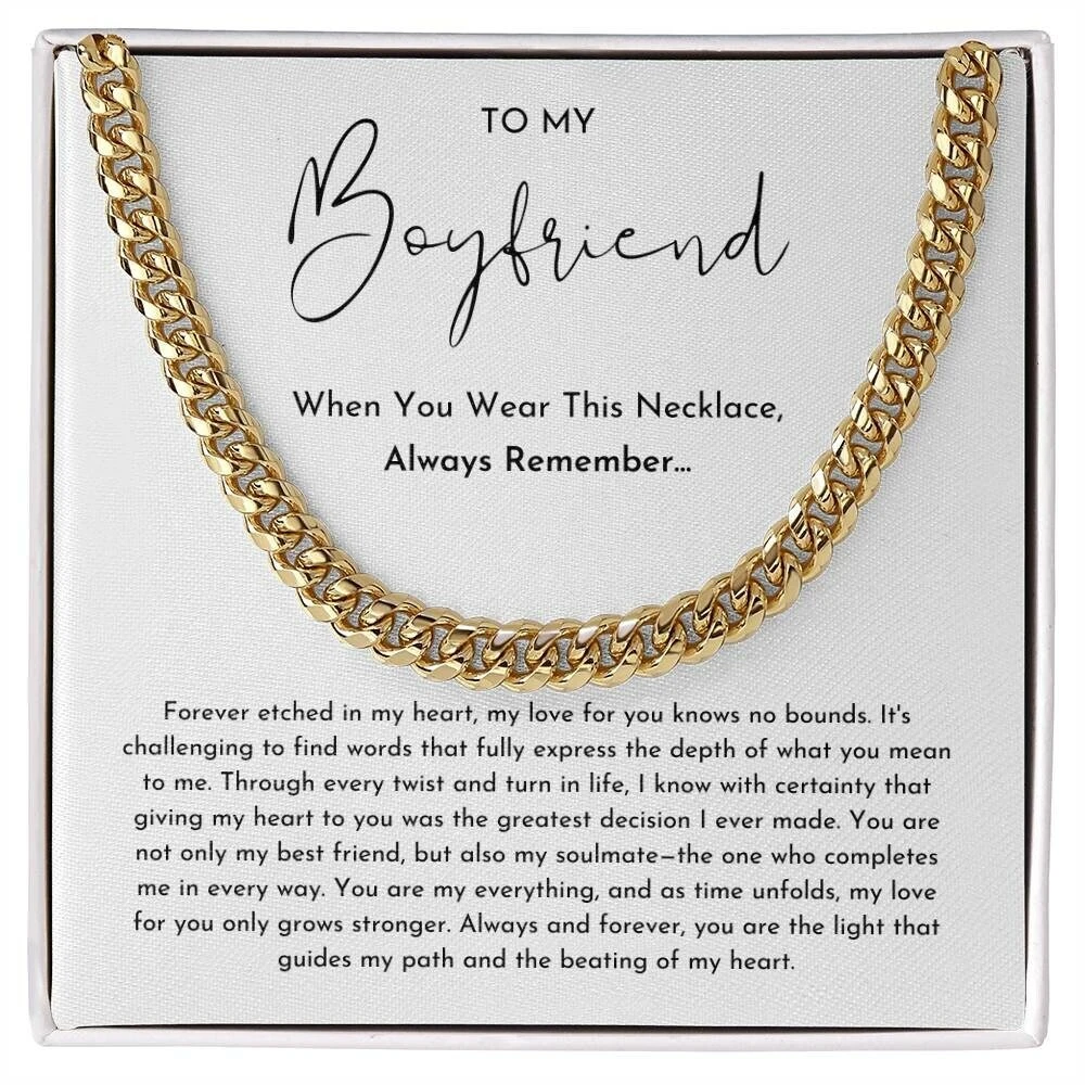 To My Boyfriend Necklace, Boyfriend Gift, Boyfriend Gifts For Christmas, Boyfriend Gift Ideas, Boyfriend Anniversary Gift, Best Boyfriend 5 To My Boyfriend Necklace, Boyfriend Gift, Boyfriend Gifts For Christmas, Boyfriend Gift Ideas, Boyfriend Anniversary Gift, Best Boyfriend - Image 3