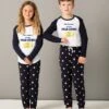 Personalised Family Matching Christmas Xmas Pjs Pyjamas Festive - Polar Express Design - Navy Stars, Long Sleeves, Your Name -Jewellery Paradise il fullxfull.5111034202 n8ej