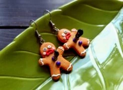Christmas Earrings-Holidaystuds-Cookie Jewelry-Gingerbread Man-Xmas Gift Idea-Dead Man-Halloween Accesorie-Dark Christmas-Food Miniature 13 Christmas Earrings-Holidaystuds-Cookie Jewelry-Gingerbread Man-Xmas Gift Idea-Dead Man-Halloween Accesorie-Dark Christmas-Food Miniature -Jewellery Paradise il fullxfull.5115296822 6vwu
